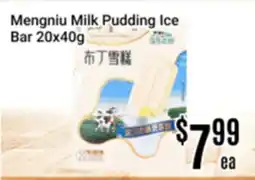 Nations Fresh Foods Mengniu Milk Pudding Ice Bar offer