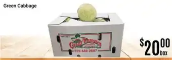 Nations Fresh Foods Green Cabbage offer