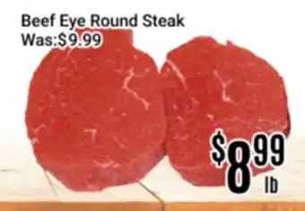 Nations Fresh Foods Beef Eye Round Steak offer