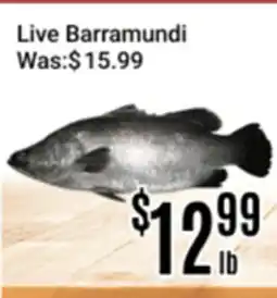 Nations Fresh Foods Live Barramundi offer