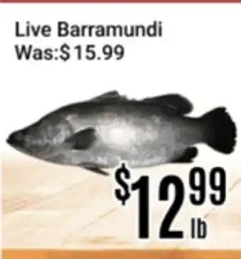 Nations Fresh Foods Live Barramundi offer