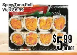 Nations Fresh Foods Spicy Tuna Roll offer