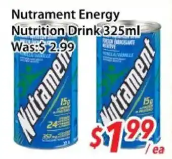 Ample Food Market Nutrament Energy Nutrition Drink offer