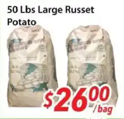 Ample Food Market Large Russet Potato offer