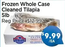 Blue Sky Supermarket Frozen Whole Case Cleaned Tilapia offer