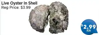 Blue Sky Supermarket Live Oyster In Shell offer