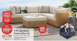 The Brick Scott Living Barcelona 4-Piece Patio Set offer