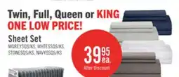 The Brick Masterguard Ultra Advanced 4-Piece Queen Sheet Set - Grey offer