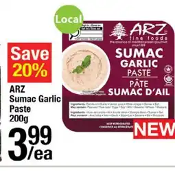 Arz Fine Foods ARZ Sumac Garlic Paste offer