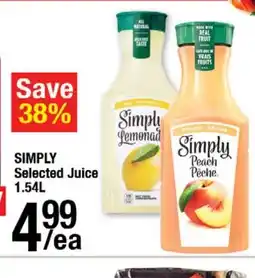 Arz Fine Foods SIMPLY Selected Juice offer