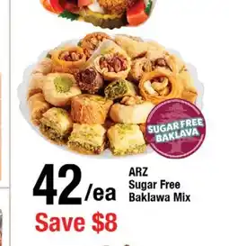Arz Fine Foods ARZ Sugar Free Baklawa Mix offer