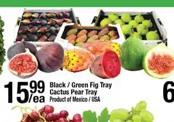 Arz Fine Foods Black/Green Fig Tray Cactus Pear Tray Vea offer