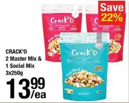 Arz Fine Foods CRACK'O 2 Master Mix & 1 Social Mix offer