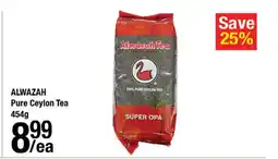 Arz Fine Foods ALWAZAH Pure Ceylon Tea offer