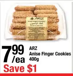 Arz Fine Foods ARZ Anise Finger Cookies offer
