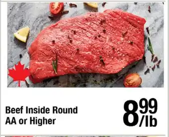 Arz Fine Foods Beef Inside Round offer