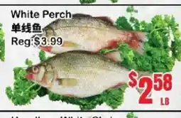 Oceans Fresh Food Market White Perch offer