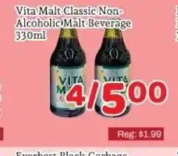 Fresh Value Vita Malt Classic Non- Alcoholic Malt Beverage offer