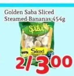 Fresh Value Golden Saba Sliced Steamed Bananas offer