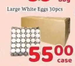 Fresh Value Large White Eggs 30pcs offer