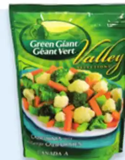 Walmart Green Giant Valley Selections frozen vegetables offer