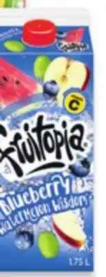 Walmart Fruitopia drinks offer