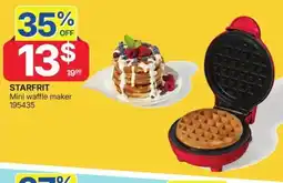 Rossy STARFRIT Mini waffle maker offer