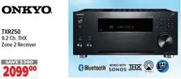 2001 Audio Video ONKYO TXRZ50 9.2 Ch. THX Zone 2 Receiver offer