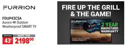 2001 Audio Video FURRION FDUP43CSA Aurora 4K Outdoor Weatherproof SMART TV offer