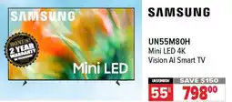 2001 Audio Video SAMSUNG UN55M80H Mini LED 4K Vision Al Smart TV offer