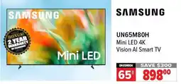 2001 Audio Video SAMSUNG UN65M80H Mini LED 4K Vision Al Smart TV offer