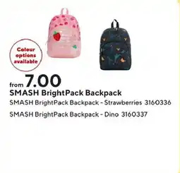 Staples SMASH Bright Pack Backpack offer