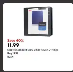 Staples Staples Standard View Binders with D-Rings offer
