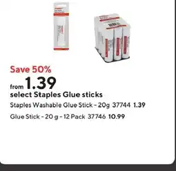 Staples Staples Glue sticks offer