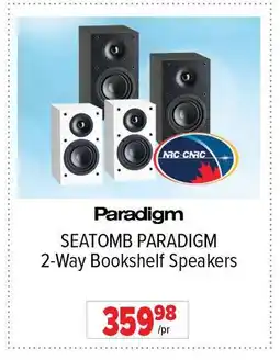 2001 Audio Video PARADIGM 2-Way Bookshelf Speakers offer