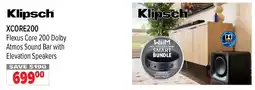 2001 Audio Video KLIPSCH XCORE200 Flexus Core 200 Dolby Atmos Sound Bar with Elevation Speakers offer