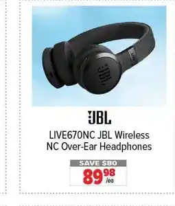 2001 Audio Video JBL LIVE670NC Wireless NC Over-Ear Headphones offer