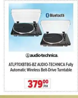 2001 Audio Video AUDIO-TECHNICA ATLP70XBTBG-BZ Fully Automatic Wireless Belt-Drive Turntable offer