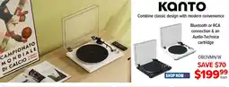 2001 Audio Video Bluetooth or RCA connection & an Audio-Technica cartridge offer