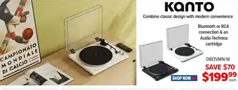 2001 Audio Video Bluetooth or RCA connection & an Audio-Technica cartridge offer