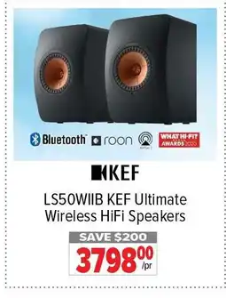 2001 Audio Video LS50WIIB Ultimate Wireless HiFi Speakers offer