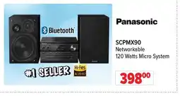 2001 Audio Video PANASONIC SCPMX90 Networkable 120 Watts Micro System offer
