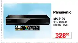 2001 Audio Video PANASONIC DPUB420 UHD 4K/HDR Blu-Ray Player offer