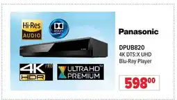 2001 Audio Video PANASONIC DPUB820 4K DTS:X UHD Blu-Ray Player offer