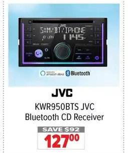 2001 Audio Video JVC KWR950BTS JVC Bluetooth CD Receiver SAVE $92 offer