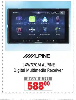 2001 Audio Video ALPINE ILXW670M Digital Multimedia Receiver offer