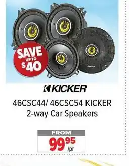 2001 Audio Video KICKER 46CSC44/46CSC54 KICKER 2-way Car Speakers offer