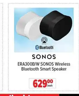 2001 Audio Video SONOS ERA300B/W Wireless Bluetooth Smart Speaker offer