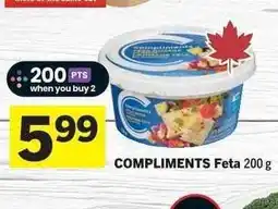 Co-op COMPLIMENTS Feta offer