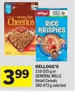 Co-op KELLOGG'S or GENERAL MILLS Retail Cereals offer
